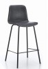 Cleona Bar Stool SH75cm - PU leather Brown